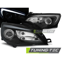 TUNING-TEC predné svetlá (Tube Light) pre OPEL ASTRA J 10-15 (H9), čierna