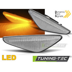 TUNING-TEC bočné smerovky (SEQ) pre BMW X5 E70 / X6 E71 / X3 F25, biela