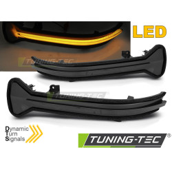 TUNING-TEC smerovky do zrkadiel (SEQ) pre BMW G30 / G31 / G11 / G12, dymová