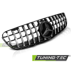 TUNING-TEC maska chladiča (Sport) pre MERCEDES GLC W253 15-18, lesklý čierny chróm