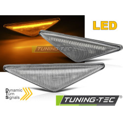 BOČNÉ SMEROVKY BIELA LED SEQ pre FORD FOCUS MK1, MONDEO MK3