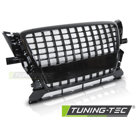 Body kit a vizuálne doplnky TUNING-TEC maska chladiča (Sport) pre AUDI Q5 08-09.12, lesklá čierna | race-shop.sk