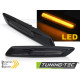 Osvetlenie BOČNÉ SMEROVKY ČIERNE TMAVÉ SEQ LED pre BMW F10/F11 10-13 | race-shop.sk