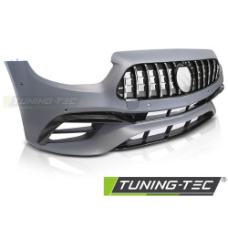 TUNING-TEC predný nárazník (Sport) pre MERCEDES W213 20-23 (pre parkovacie senzory), chróm