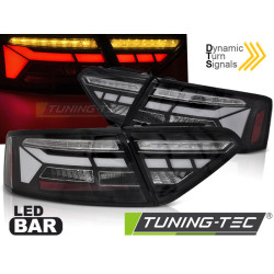 LED PÁS ZADNÉ SVETLÁ ČIERNE SEQ pre AUDI A5 11-16