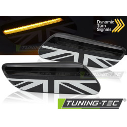 TUNING-TEC bočné smerovky (SEQ) pre GB MINI COOPER F55 F56 F57 21, dymová