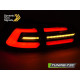 Osvetlenie ČIERNO-ČERVENÉ LED ZADNÉ SVETLÁ na VW GOLF 7 13-17 SW | race-shop.sk