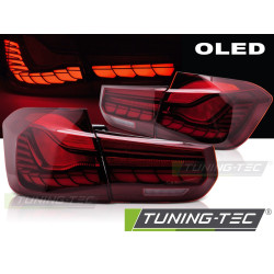 TUNING-TEC LED zadné svetlá (OLED) pre BMW F30 11-18, červená