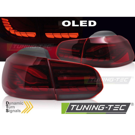 Osvetlenie TUNING-TEC LED zadné svetlá (OLED) pre VW GOLF 6 08-13 (HATCHBACK), červená | race-shop.sk