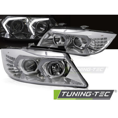 Osvetlenie TUNING-TEC predné svetlá pre BMW E90/E91 05-08, chróm | race-shop.sk