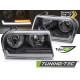 TUNING-TEC predné svetlá (Tube Light) pre CHRYSLER 300 05-08 (HB4/HB3, bez homologizácie), čierna