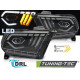 Osvetlenie TUNING-TEC LED predné svetlá (DRL) pre FORD MUSTANG 10-13 (LED, bez homologizácie), čierna | race-shop.sk