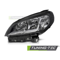 TUNING-TEC predné svetlo pre FIAT DOBLO 14-22 (H7, TYC), čierna, ľavé