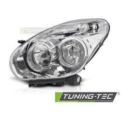 TUNING-TEC predné svetlo pre FIAT DOBLO 10-14 OPEL COMBO 12-18 (H7/H1, TYC), ľavé