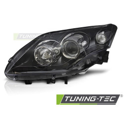 TUNING-TEC predné svetlo pre RENAULT LAGUNA III 07-11 (H7, TYC), čierna, ľavé