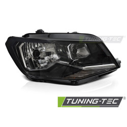 TUNING-TEC predné svetlo pre VW CADDY 15-20 (H4, TYC), čierna, pravé