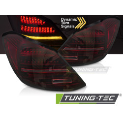 TUNING-TEC LED zadné svetlá (SEQ) pre MERCEDES C-CLASS W205 14-21, červeno-čierna, V1