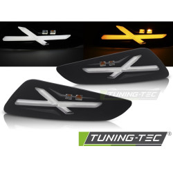 TUNING-TEC predné smerovky pre VESPA SPRINT / PRIMAVERA 150cc, čierna