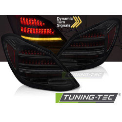 TUNING-TEC LED zadné svetlá (SEQ) pre MERCEDES C-CLASS W205 14-21, červeno-dymová, V2