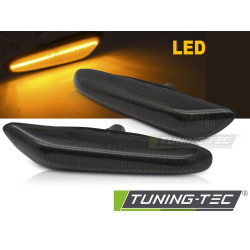 TUNING-TEC bočné smerovky pre BMW E46 / E60 / E87 / E90, dymová, V2