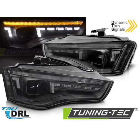 Osvetlenie TUNING-TEC predné svetlá (Halogen, SEQ) pre AUDI A5 11-16, čierna | race-shop.sk