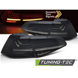 TUNING-TEC LED zadné svetlá (Laser Look, SEQ) pre VW GOLF 7 13-19, dymová