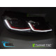 Osvetlenie TUNING-TEC predné svetlá (DRL, SEQ) pre VW GOLF VII 17-19 (H7), červená | race-shop.sk