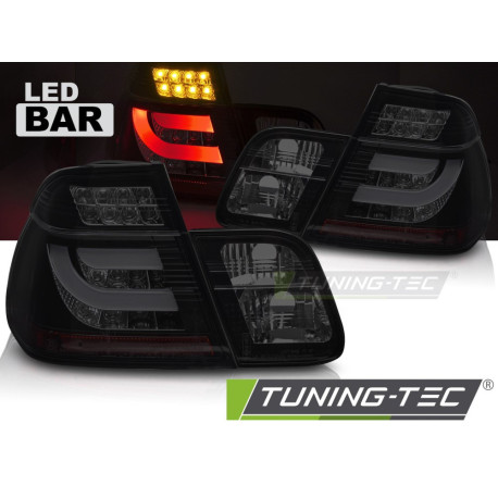 Osvetlenie TUNING-TEC LED zadné svetlá pre BMW E46 98-01 Sedan, čierno-dymová | race-shop.sk