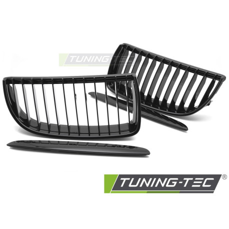 Body kit a vizuálne doplnky TUNING-TEC maska chladiča pre BMW E90 / E91 05-08, lesklá čierna | race-shop.sk