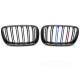 Body kit a vizuálne doplnky TUNING-TEC maska chladiča (Sport M-Look Double Bar) pre BMW X5 E70 07-13 / X6 E71 08-14, lesklá čierna | race-shop.sk