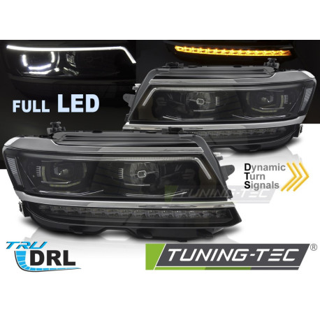 Osvetlenie TUNING-TEC LED predné svetlá (Full LED, DRL, SEQ) pre VW TIGUAN II 15-20 (LED, bez homologizácie) | race-shop.sk