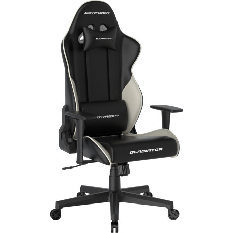 Kancelárske kreslá DXRacer GLADIATOR Herné kreslo, čierna/Biela | race-shop.sk