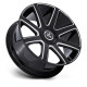 ALU disky DUB DUB DC273 PULL disk 24x9 5x115/5x120 74.1 ET15, Gloss black | race-shop.sk