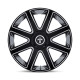 ALU disky DUB DUB DC273 PULL disk 24x9 5x115/5x120 74.1 ET38, Gloss black | race-shop.sk