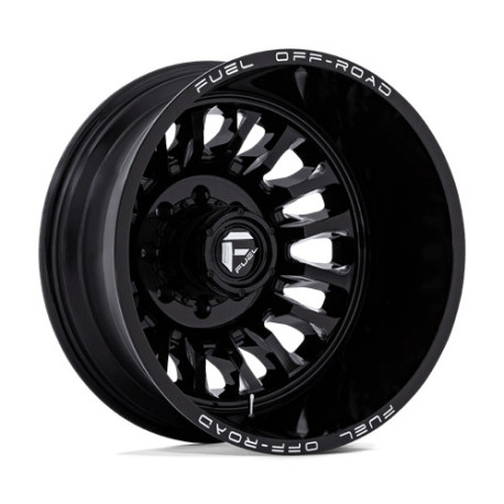 ALU disky Fuel Fuel D868 ARC DUALLY disk 20x8.25 8x210 154.3 ET-227, Gloss black | race-shop.sk