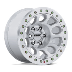 KMC KM241 E25 BEADLOCK disk 17x9 6x139.7 108 ET-38, Silver