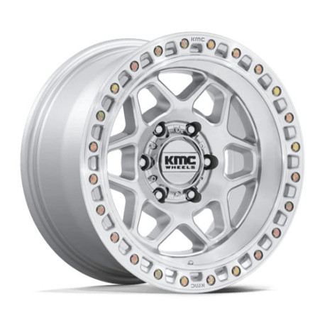 ALU disky KMC KMC KM553 TORX disk 17x8.5 6x135 87.1 ET0, Gloss silver | race-shop.sk