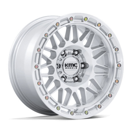 ALU disky KMC KMC KM555 ATTACK disk 17x8.5 5x127 71.5 ET0, Gloss silver | race-shop.sk