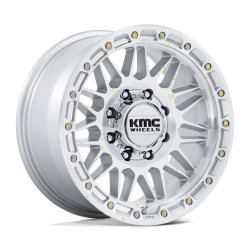 KMC KM555 ATTACK disk 18x9 8x165.1 125.1 ET0, Gloss silver