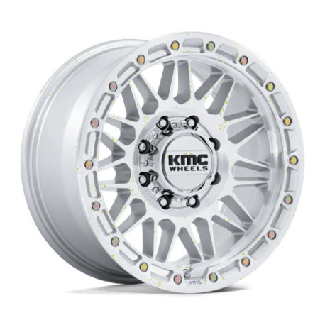 ALU disky KMC KMC KM555 ATTACK disk 20x9 8x165.1 125.1 ET1, Gloss silver | race-shop.sk