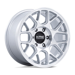 KMC KM730 HATCHET disk 17x8.5 6x139.7 106.1 ET-10, Gloss silver