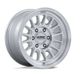 KMC KM733 IMPACT FFT disk 17x8.5 6x139.7 108 ET35, Gloss silver
