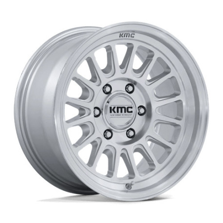 ALU disky KMC KMC KM733 IMPACT FFT disk 18x9 8x170 125.1 ET18, Gloss silver | race-shop.sk