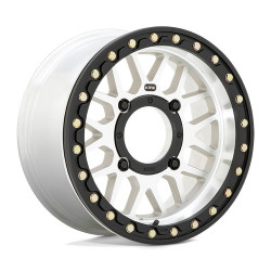 KMC Powersports KS235 GRENADE BEADLOCK disk 15x6 4x137 112.1 ET38, Silver