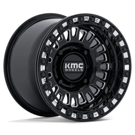 ALU disky KMC KMC Powersports KS242 AZTEC BEADLOCK disk 15x8 4x156 115.1 ET0, Gloss black | race-shop.sk