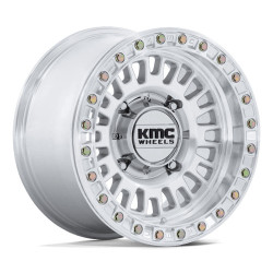 KMC Powersports KS242 AZTEC BEADLOCK disk 15x8 6x139.7 100.3 ET0, Silver