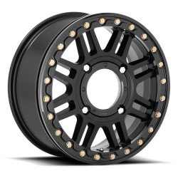 KMC Powersports KS250 CAGE BEADLOCK disk 15x6 4x156 132 ET38, Satin black