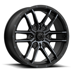 MSA Offroad Wheels M43 FANG disk 14x7 4x110 86 ET10, Satin black