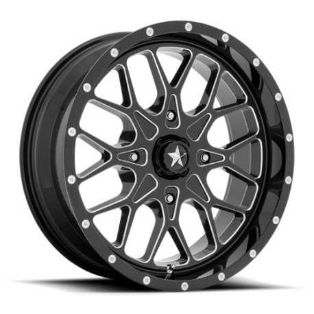 ALU disky MSA MSA Offroad Wheels M45 PORTAL disk 22x7 4x137 112.1 ET0, Gloss black | race-shop.sk