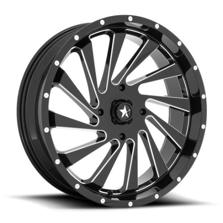 ALU disky MSA MSA Offroad Wheels M46 BLADE disk 22x7 4x156 115.1 ET0, Gloss black | race-shop.sk
